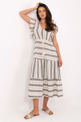 1085996 Black Daydress in Day Dresses with Cotton, Inne and Polyester