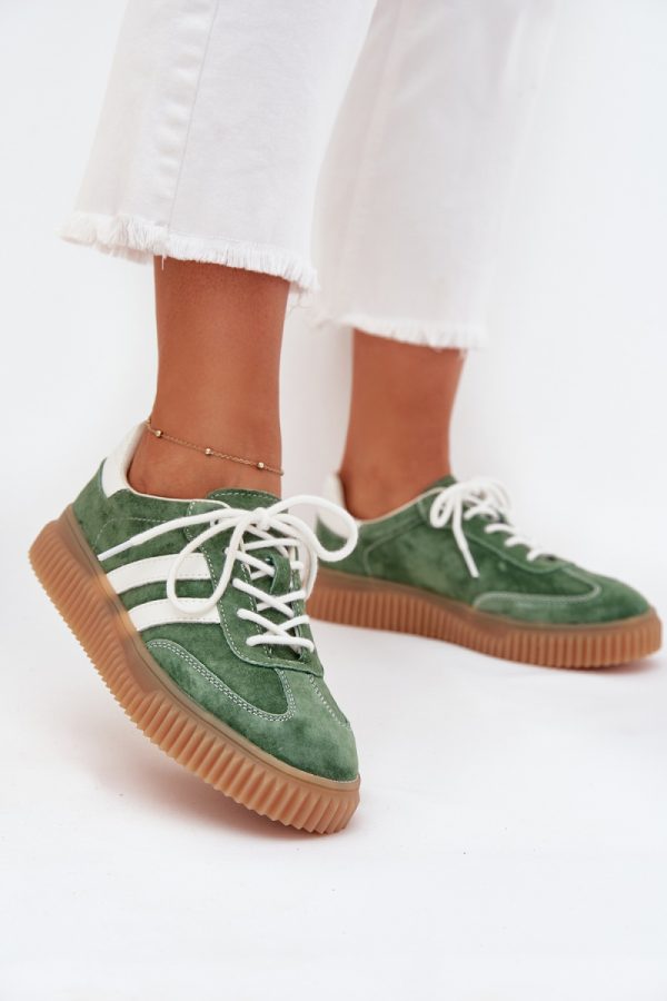 green Sport Shoes model 215673 Step in style