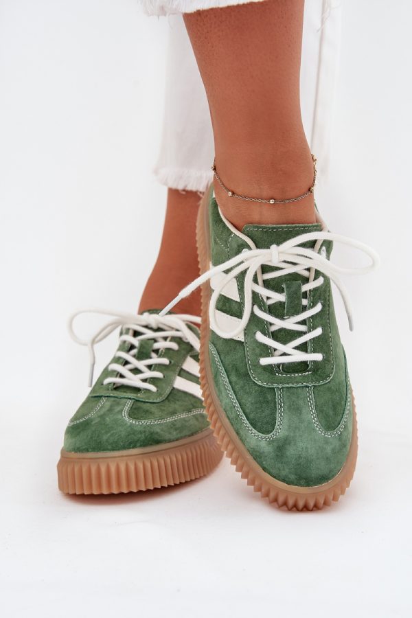 green Sport Shoes model 215673 Step in style