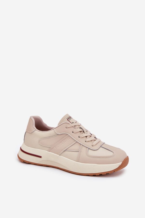 beige Sport Shoes model 215675 Step in style