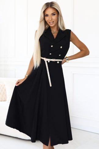 Black Daydress 4 in Spandex and Polyester