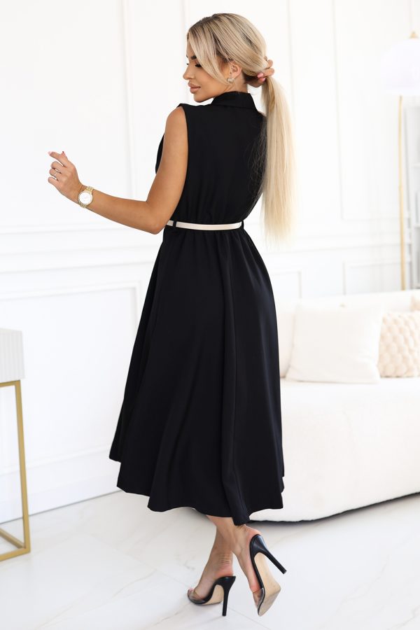 Black Daydress 4 in Spandex and Polyester