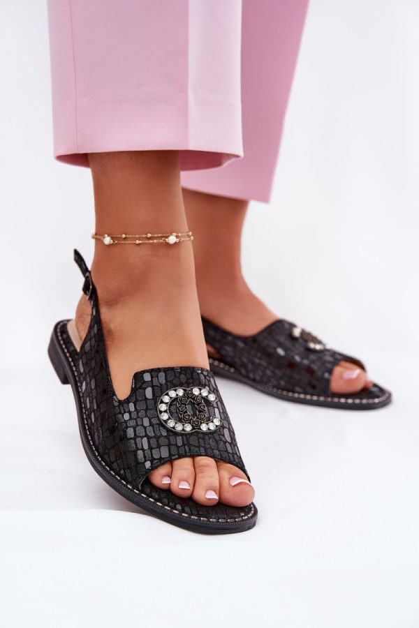 black Sandals model 215704 Step in style