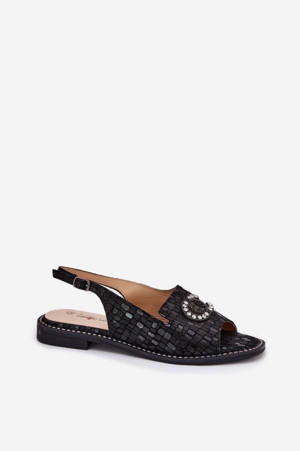 black Sandals model 215704 Step in style