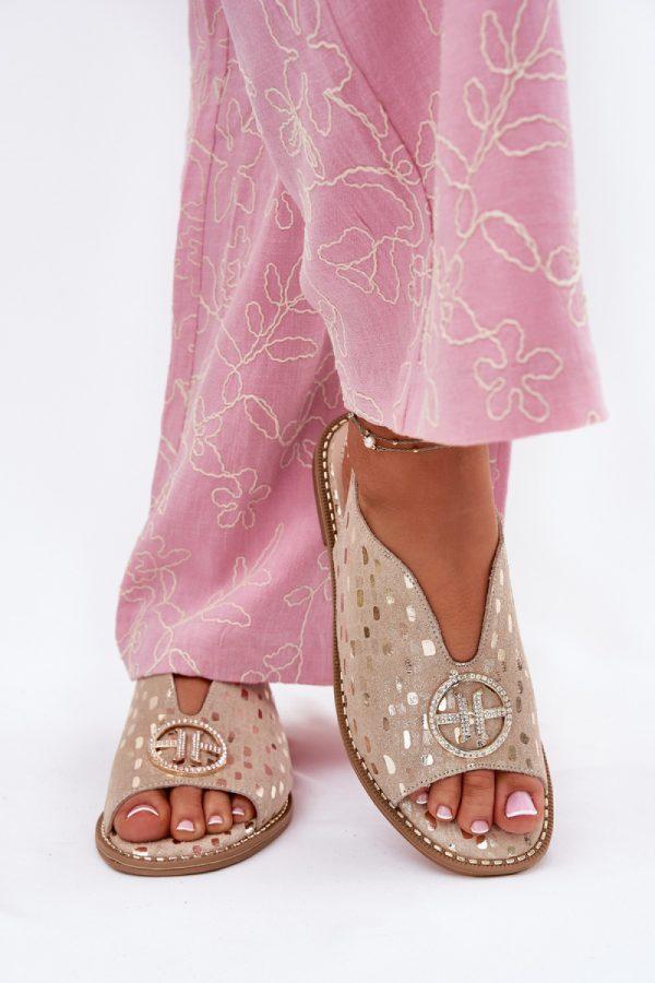 yellow Sandals model 215707 Step in style