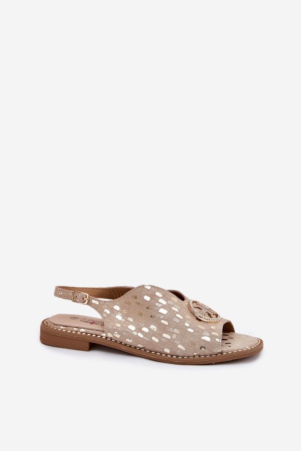 yellow Sandals model 215707 Step in style
