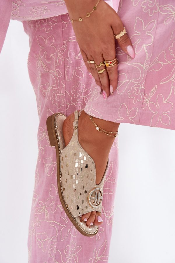 yellow Sandals model 215707 Step in style