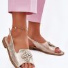 Yellow Sandals in Sandals & Flip-Flops For Women with Fabric, Footbed and Heel Height