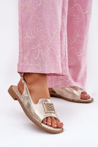 yellow Sandals model 215714 Step in style