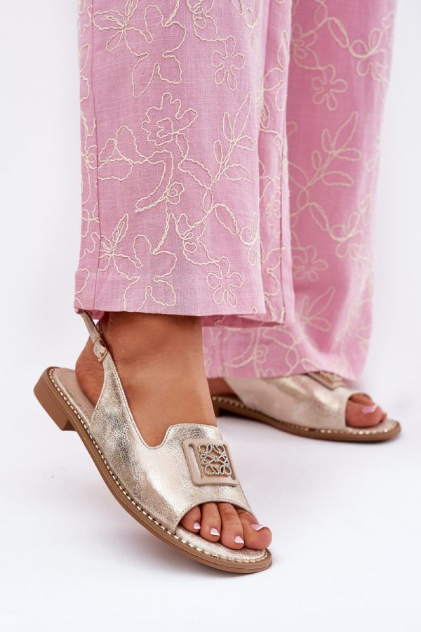 yellow Sandals model 215714 Step in style