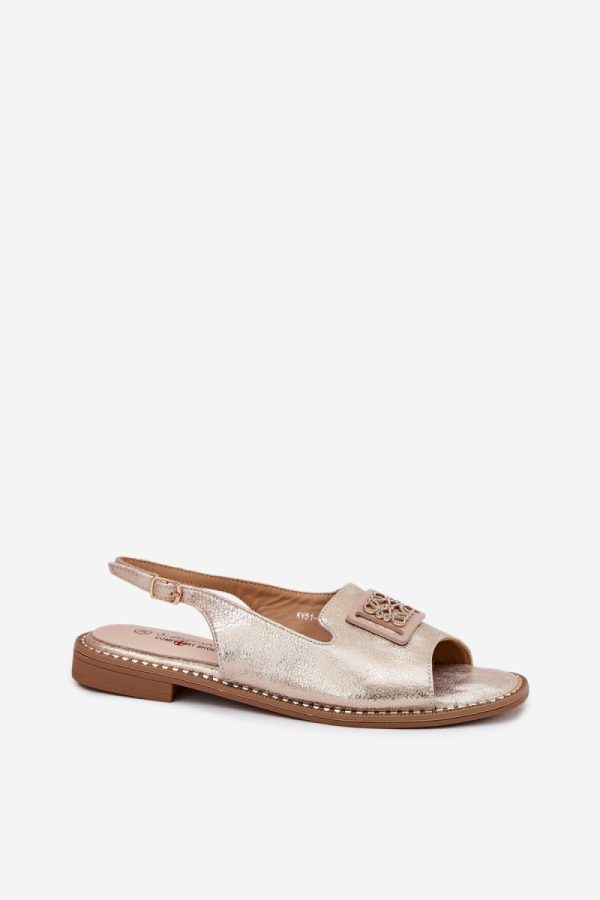 yellow Sandals model 215714 Step in style