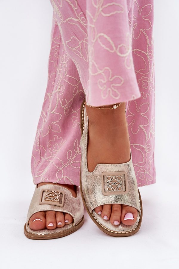 yellow Sandals model 215714 Step in style