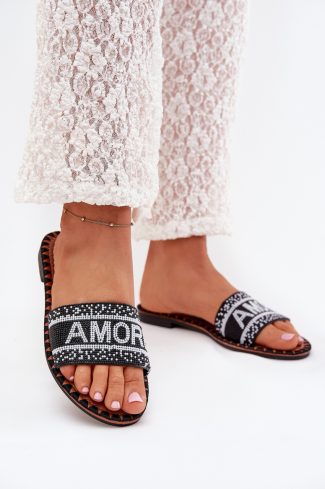 Black Flip-flops in Sandals & Flip-Flops For Women with Fabric, Footbed and Heel Height
