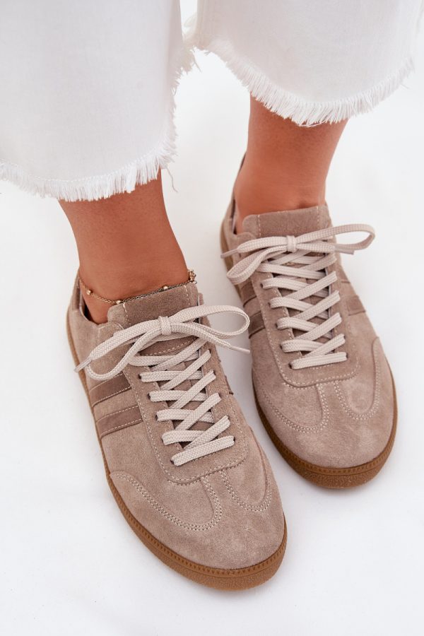 beige Sport Shoes model 215771 Step in style