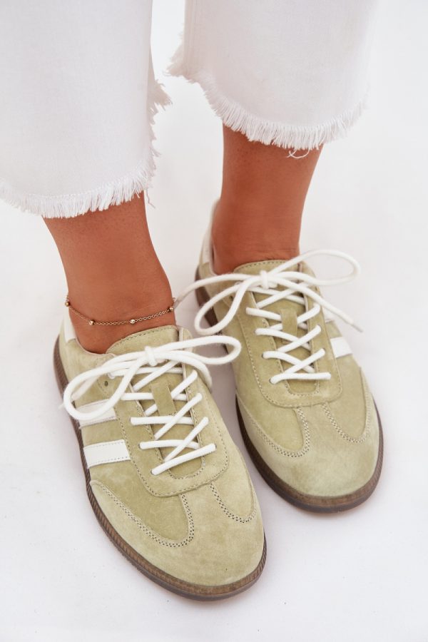 green Sport Shoes model 215774 Step in style