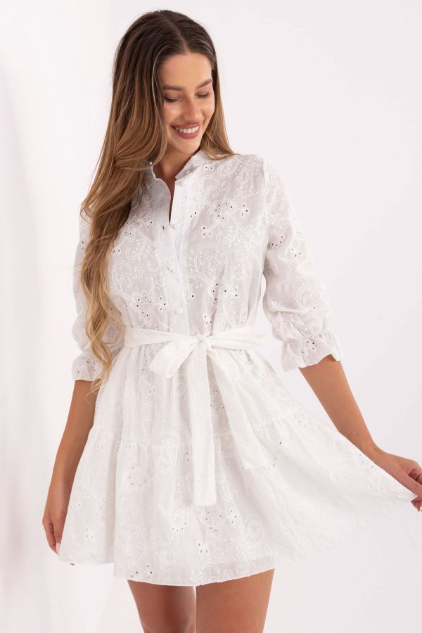 white Daydress model 215799 Lakerta