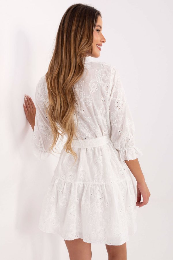 white Daydress model 215799 Lakerta