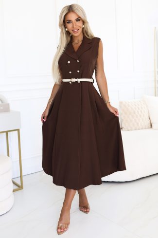 brown Daydress model 215897 Numoco