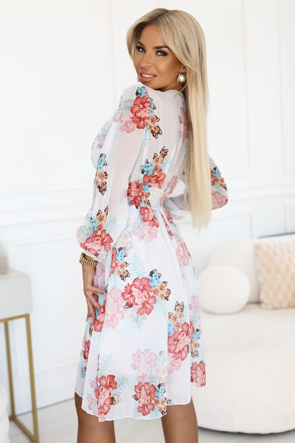 Multicolor Daydress in Day Dresses with Spandex and Polyester