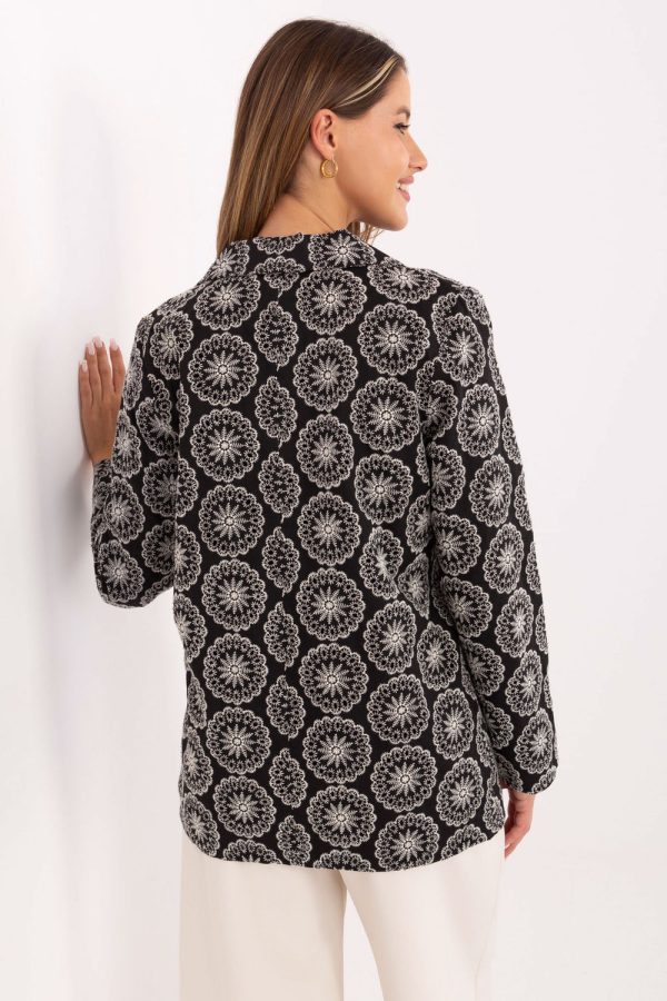 Black Jacket in Jackets, Vests For Women with Cotton