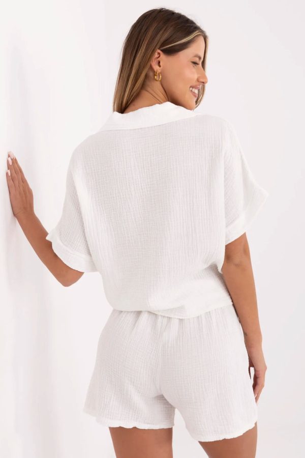 white Shorts model 215932 Italy Moda