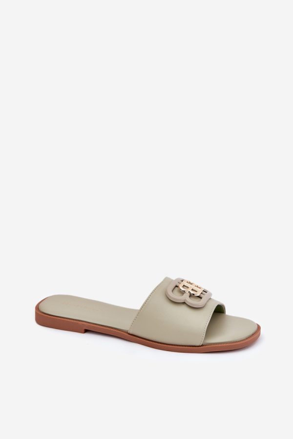 green Flip-flops model 215961 Step in style