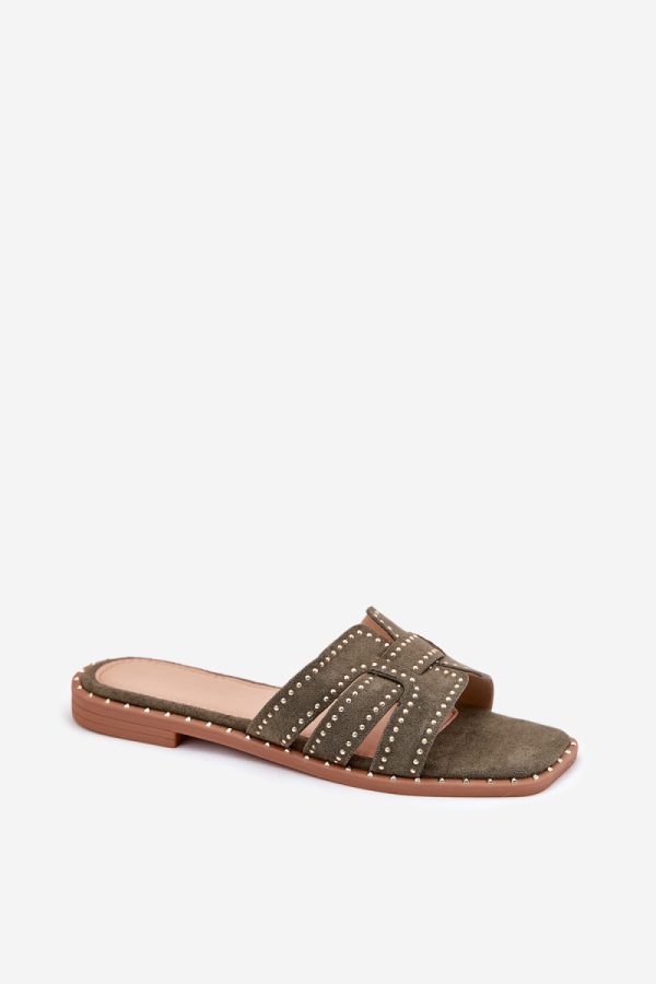 green Flip-flops model 215966 Step in style