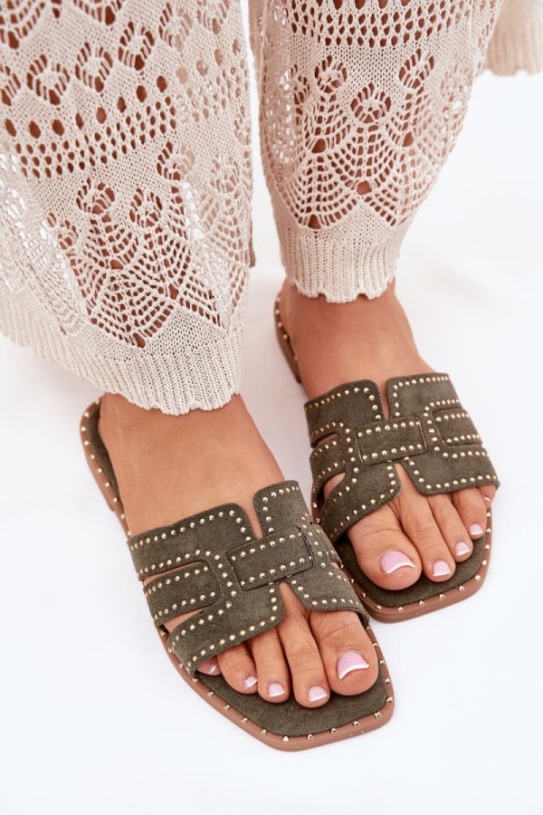 green Flip-flops model 215966 Step in style