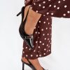 Black High Heels in High Heels with Fabric, Footbed and Heel Height