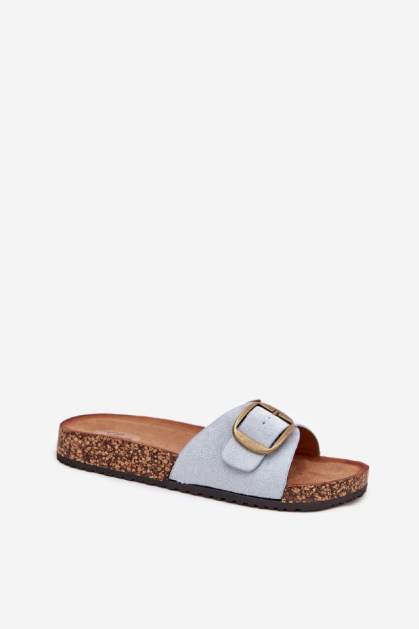 Blue Flip-flops in Sandals & Flip-Flops For Women with Fabric, Footbed and Platform Height