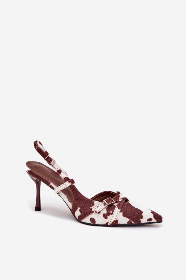 brown High heels model 216084 Step in style