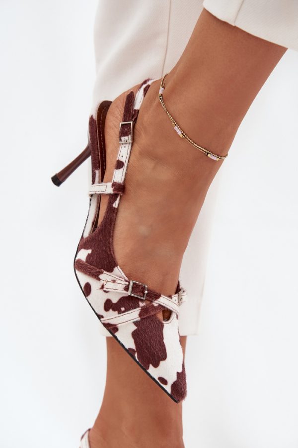brown High heels model 216084 Step in style