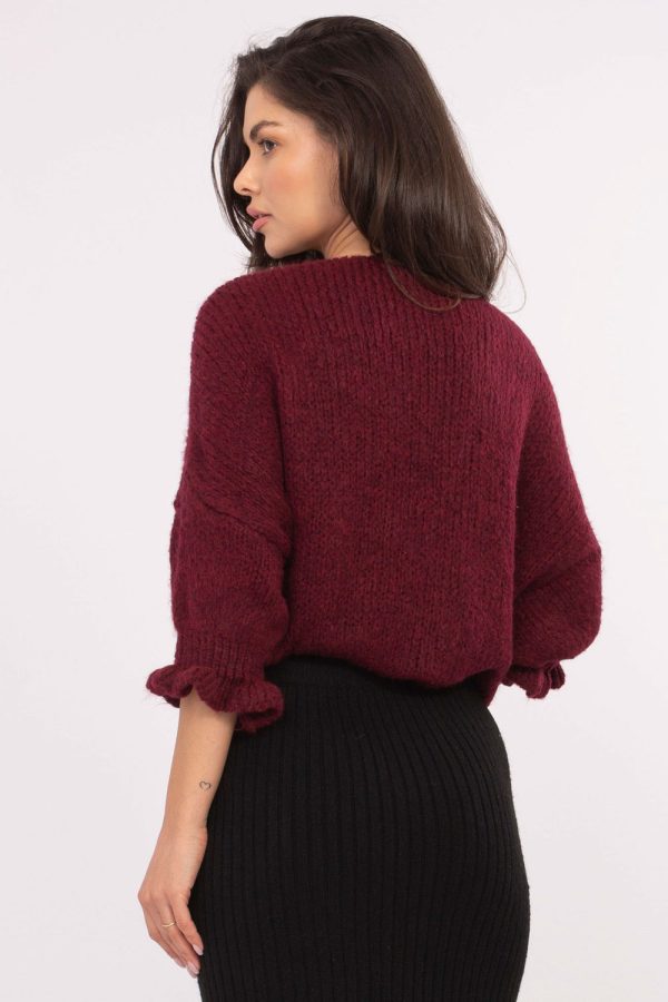 red Cardigan model 216109 Italy Moda