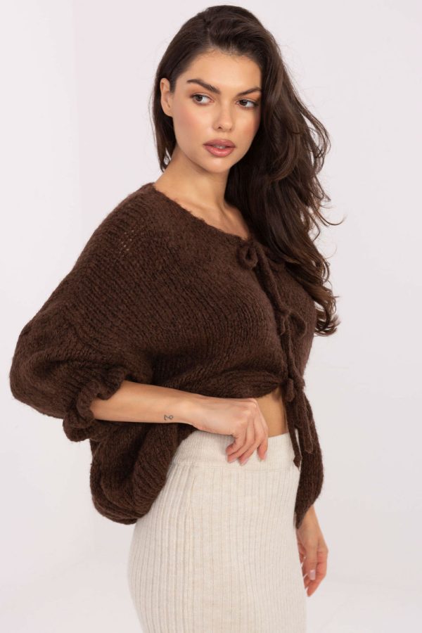 brown Cardigan model 216110 Italy Moda