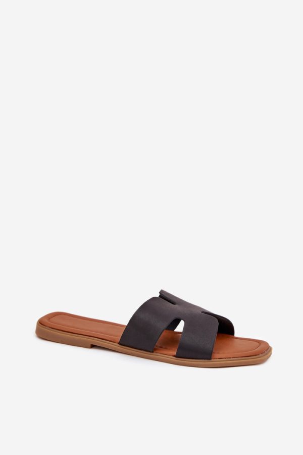 Black Flip-flops in Sandals & Flip-Flops For Women with Fabric, Footbed and Heel Height