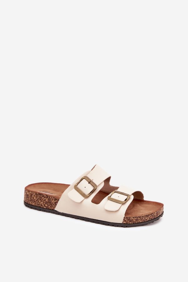 Beige Flip-flops in Sandals & Flip-Flops For Women with Fabric, Footbed and Platform Height