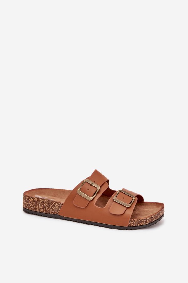 Brown Flip-flops in Sandals & Flip-Flops For Women with Fabric, Footbed and Platform Height