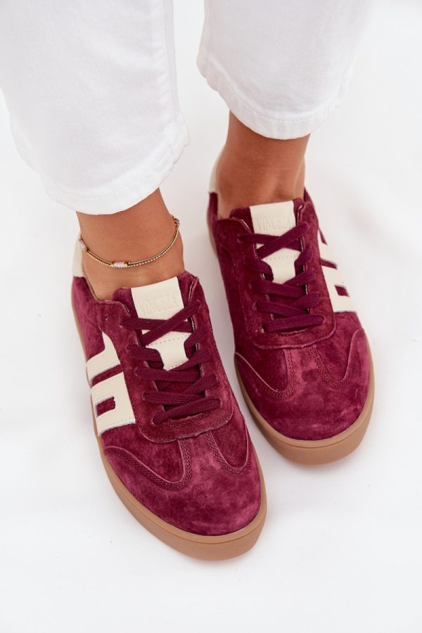 red Sport Shoes model 216328 Step in style