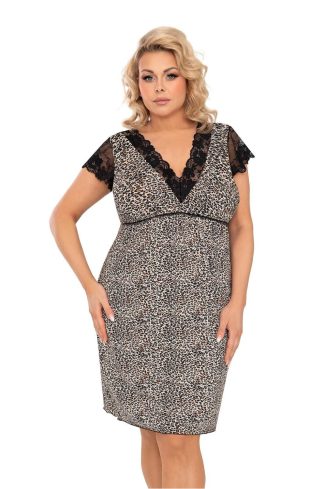 beige Plus Size Nightgown model 216331 Donna