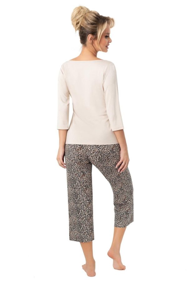 Black Pyjama in Women`s Pyjamas, Sleepwear Sets with Spandex and Viscose