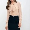 beige Blouse model 216355 Nife