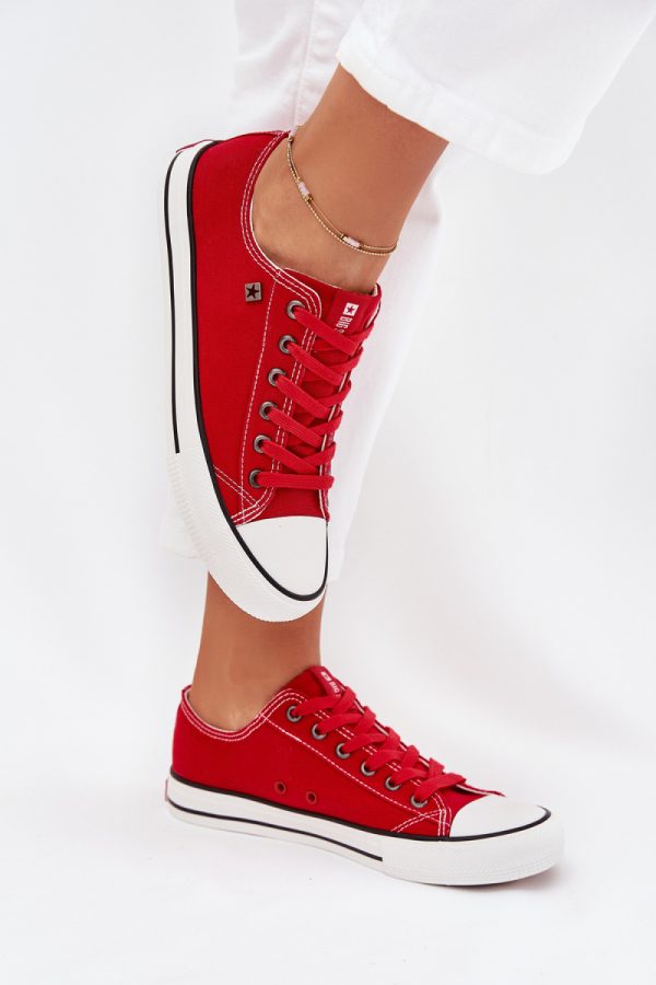 red Sneakers model 216378 Step in style