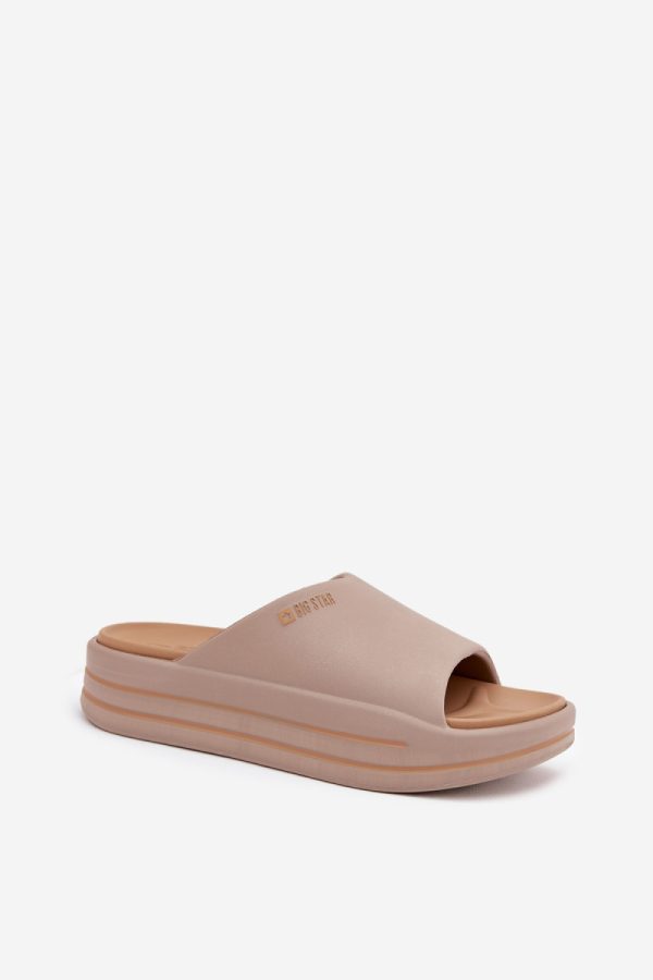 beige Flip-flops model 216429 Step in style