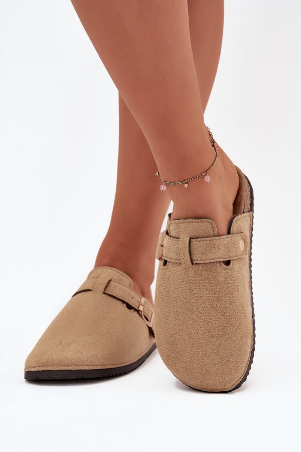 beige Flip-flops model 216433 Step in style