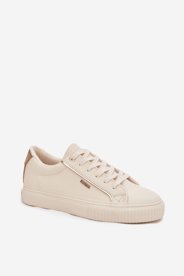beige Platform sneakers model 216434 Step in style