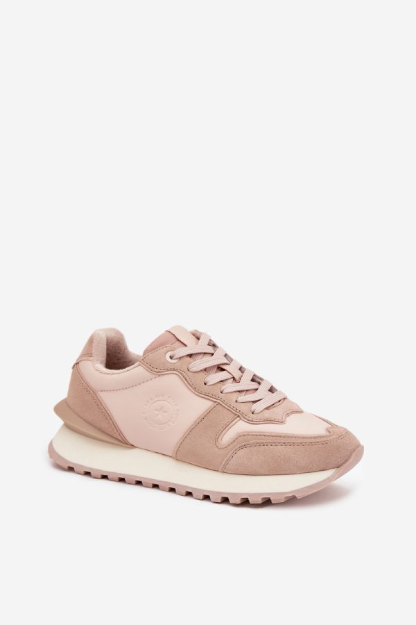 beige Platform sneakers model 216435 Step in style