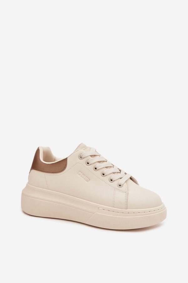beige Platform sneakers model 216444 Step in style