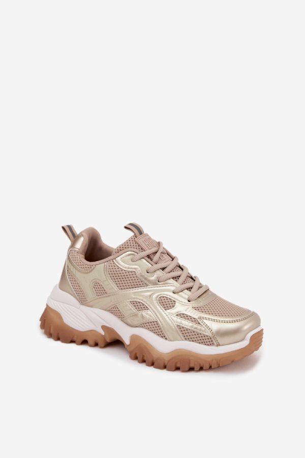 beige Sport Shoes model 216445 Step in style