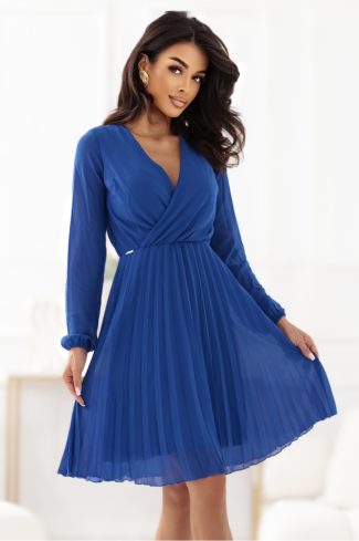 Blue Cocktail Dress in Formal Dresses, Cocktail Dresses with Spandex and Polyester