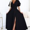 Black Long Dress in Evening Dresses with Cotton and Polyester